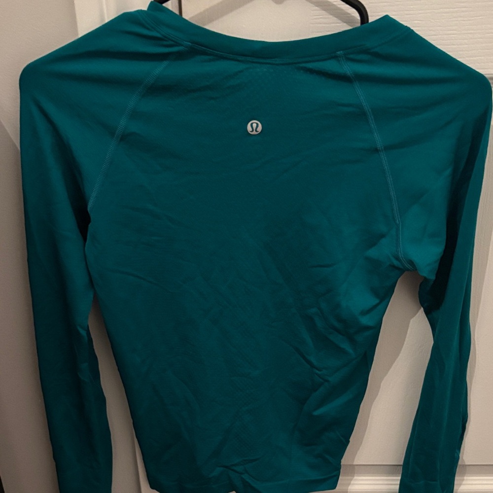 lululemon athletica Deep Teal Long Sleeve Top